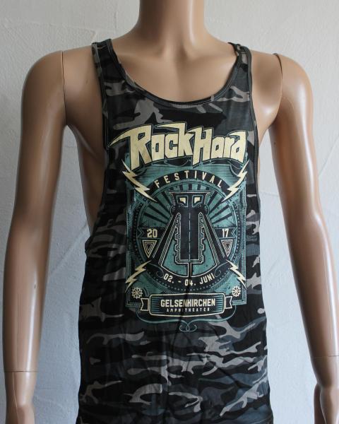 Metal Attack Merch Shop - Rock Hard Festival 2019 - Girlie Shirt Skull Spitze Langarm